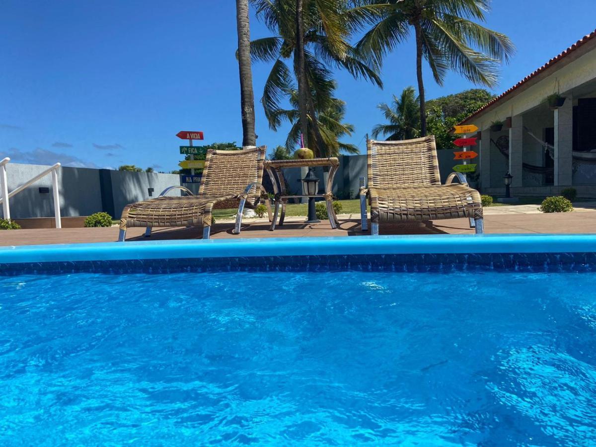 Casa Pe Na Areia Villa Sao Jose da Coroa Grande Bagian luar foto